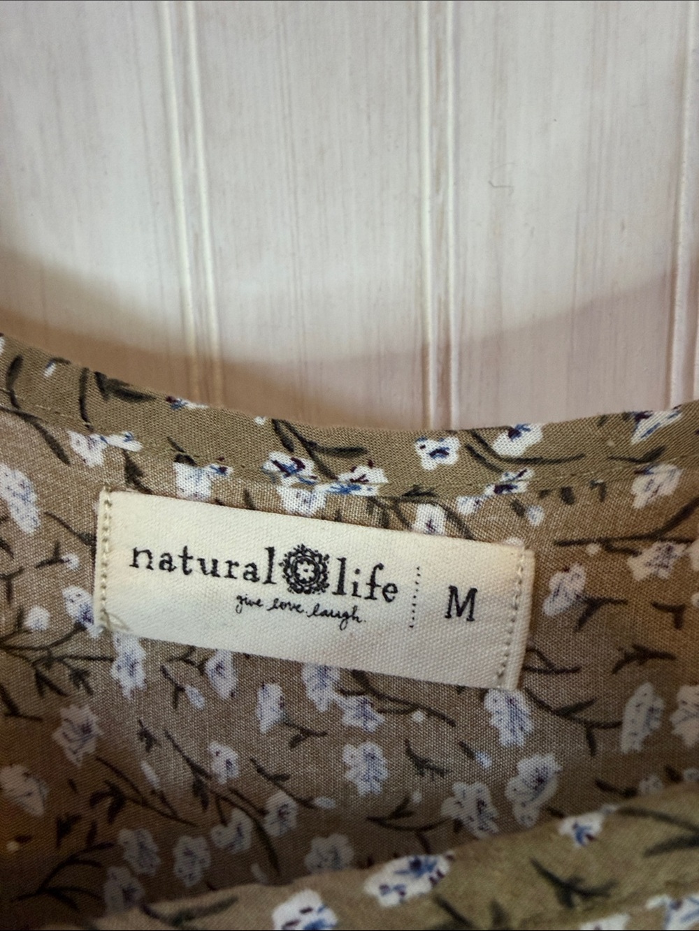 NATURAL LIFE TIERED FLORAL MAXI DRESS MEDIUM - Picture 3 of 5
